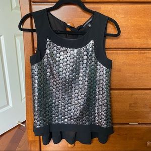 Black Sequin Top
